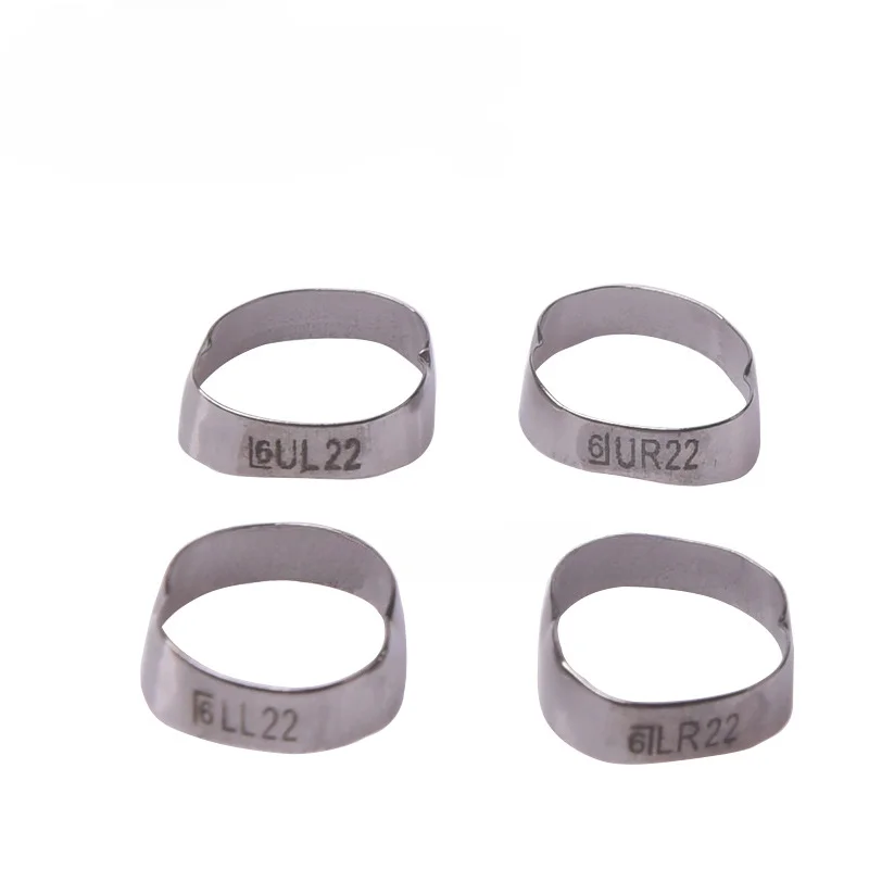 

Dental straight wire bow band ring Straight metal ribbon ring