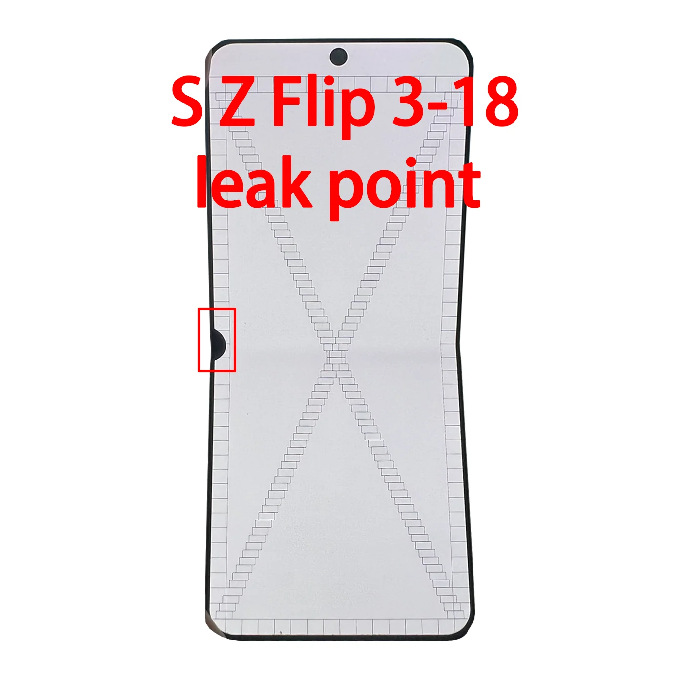 Defect Point Line AMOLED Touch Digitizer Screen Assembly With Frame Repair Replacement For Samsung Z Flip3 F711 F711B No Frame