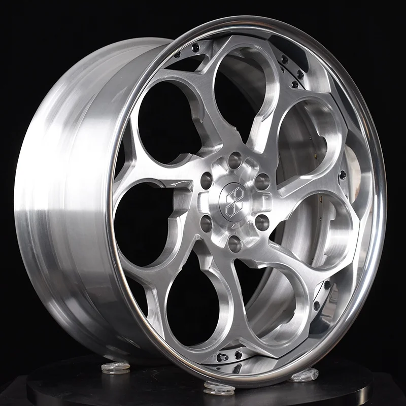 22x10 6x139.7 Polishing and Center Brushed Custom Forged 2 Piece Wheel Rim for LE XUS GX 460 SUV 2016