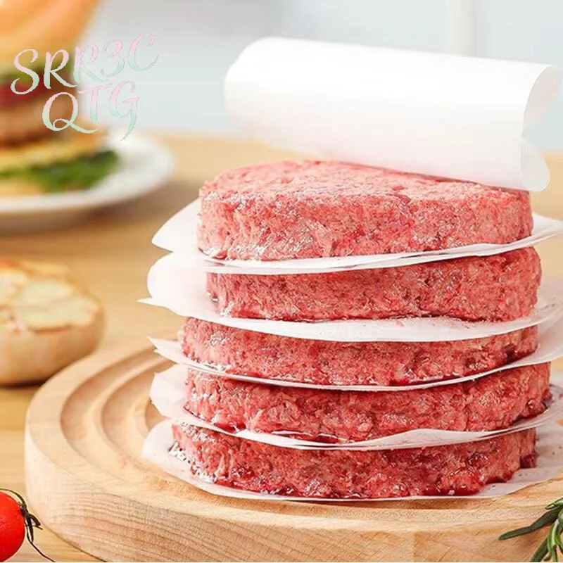Hot Sale 50pcs Non-Stick Hamburger Patty Separators Perfect For BBQ Meat Patties More For Restaurants