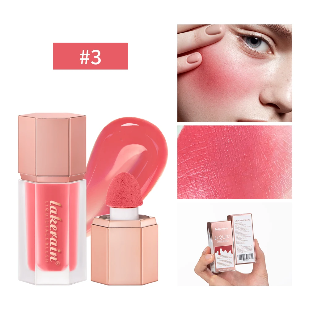 Blush liquide multi-usage pour les joues, crème douce longue durée, fard à barrage pour le visage imperméable, cosmétiques de finition Dewy, teinte Jules