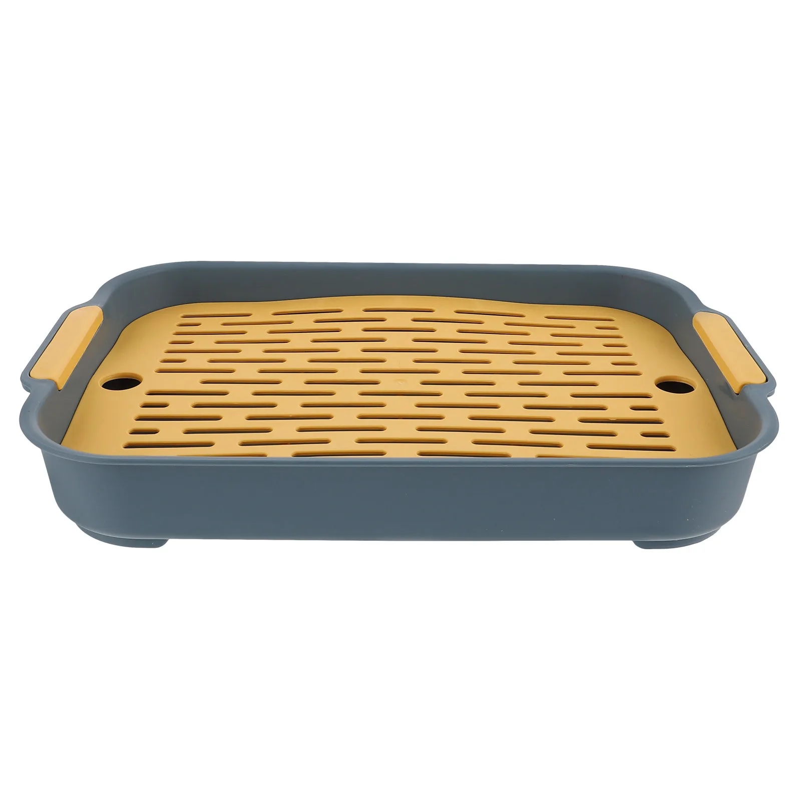 

Cage Rabbit Litter Box with Lid Hamster Toilet Bunny Training Potty Clean Excrement Container