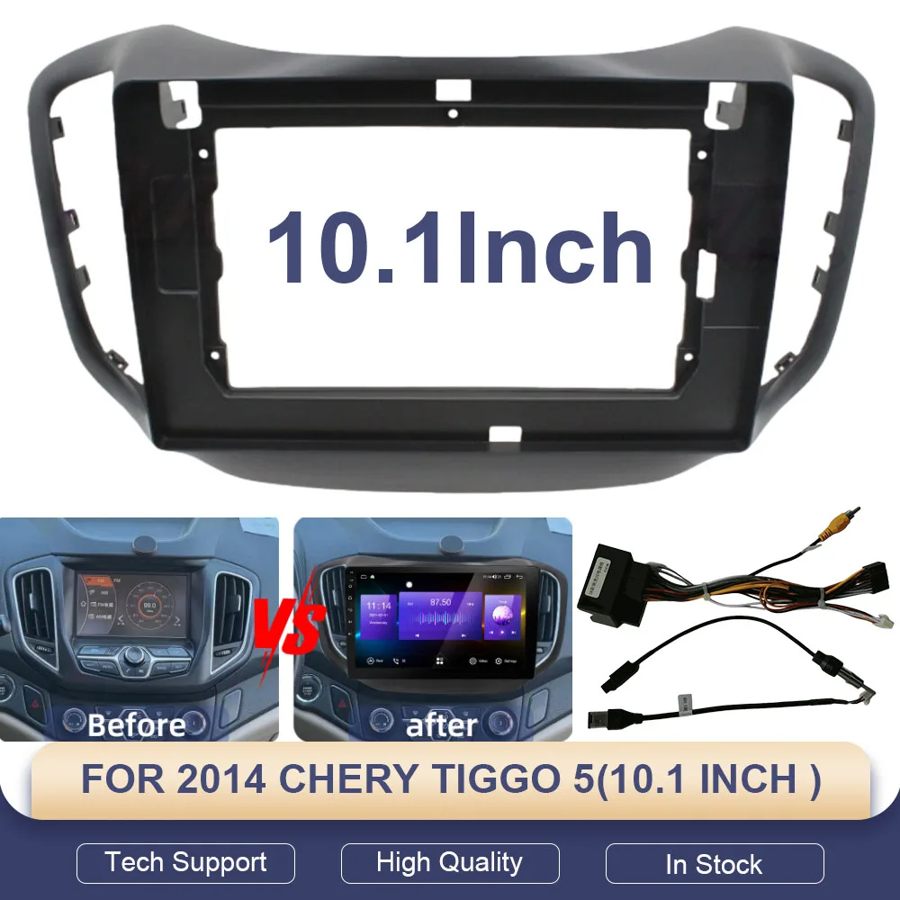 

Автомагнитола Android 10.1 дюйма для Chery Tiggo 5 (2014) с навигацией, мультимедиа, видео-плеером, кабелями и рамкой