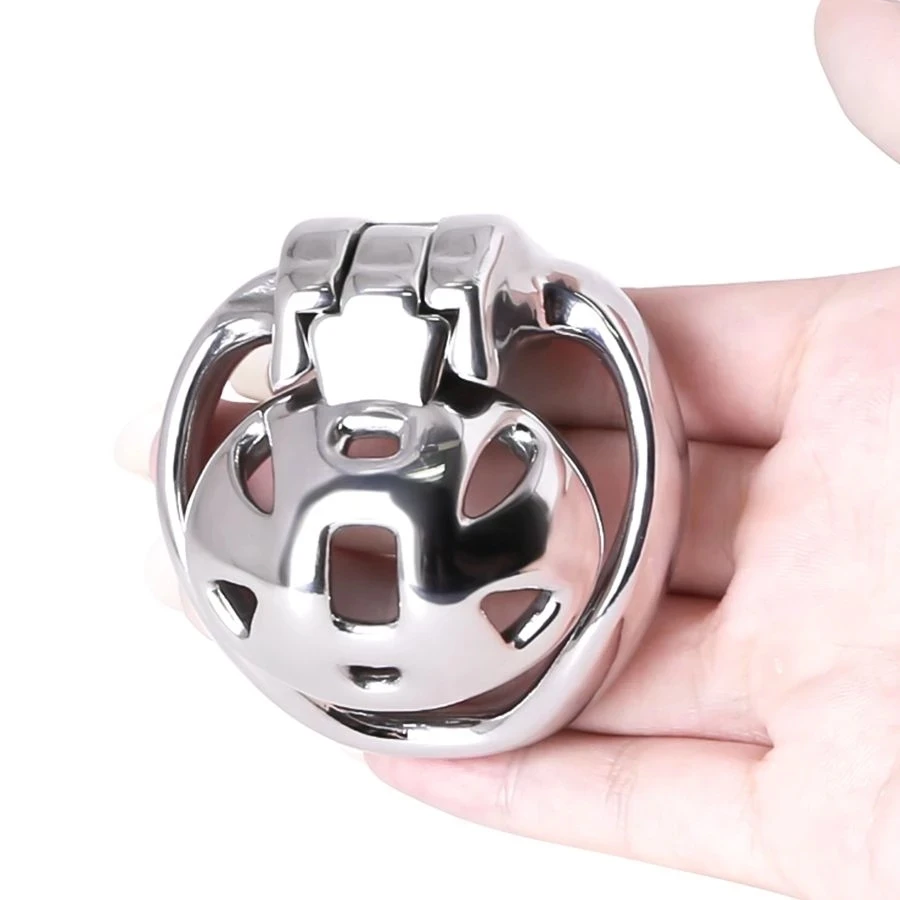 Metal/ABS Cock Cage Male Small 55mm Chastity Cage Chastity Inescapable BDSM Penis ring Lock Erotic Bondage Sex Toy For Men Gay