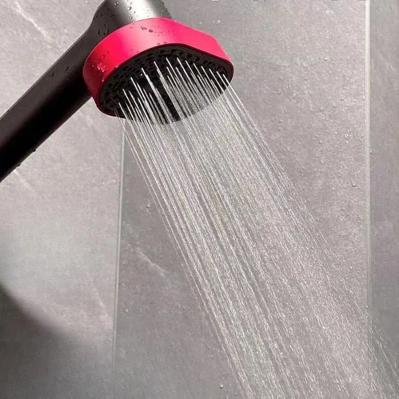 

Вращающаяся многофункциональная ручная душевая лейка, силиконовая душевая насадка для дома с большой овальной панелью и высоким давлением