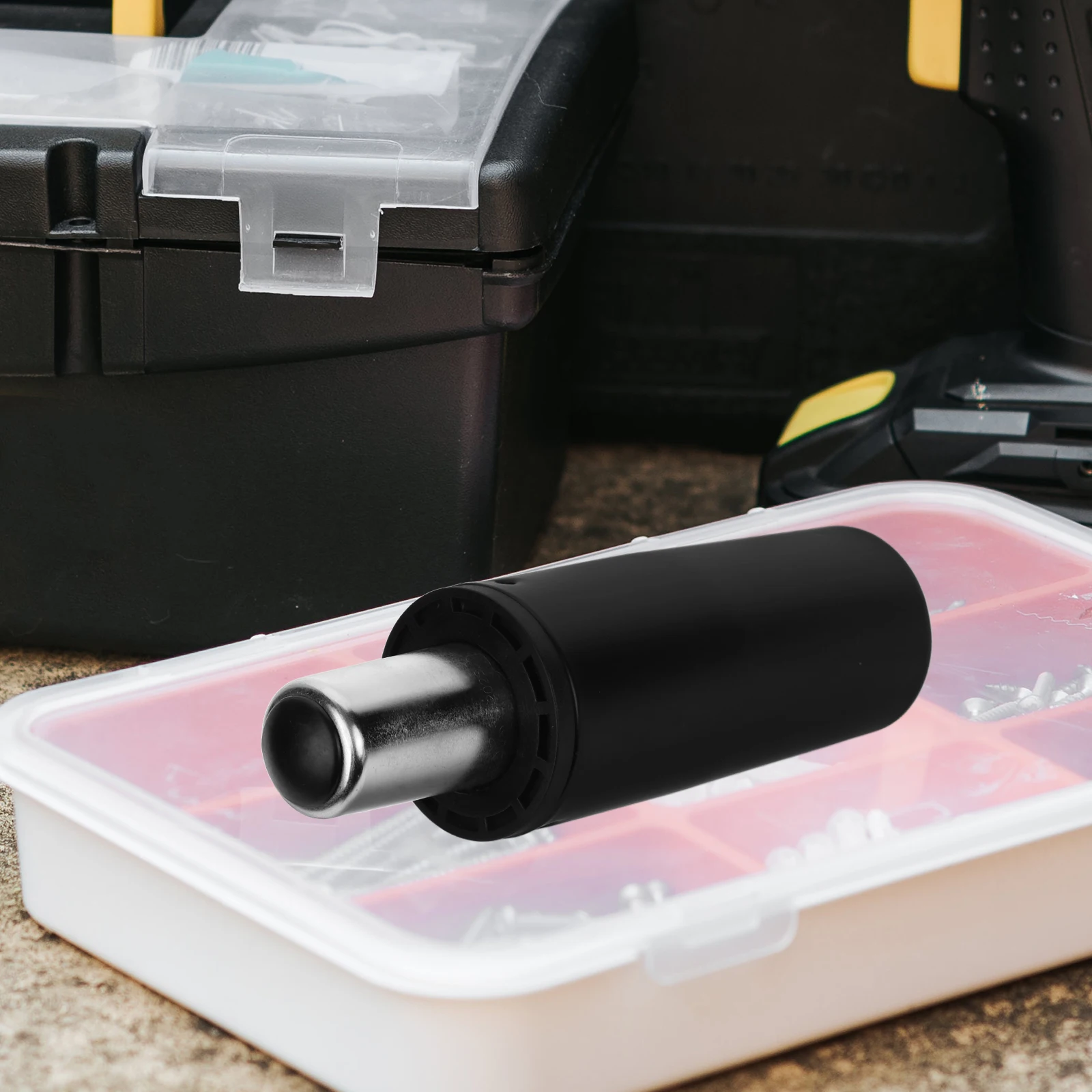 

Гидравлический цилиндр для офисного стула, черная газовая пружина, вращающиеся сверхмощные детали, пластиковая замена, совместимая с поршнем