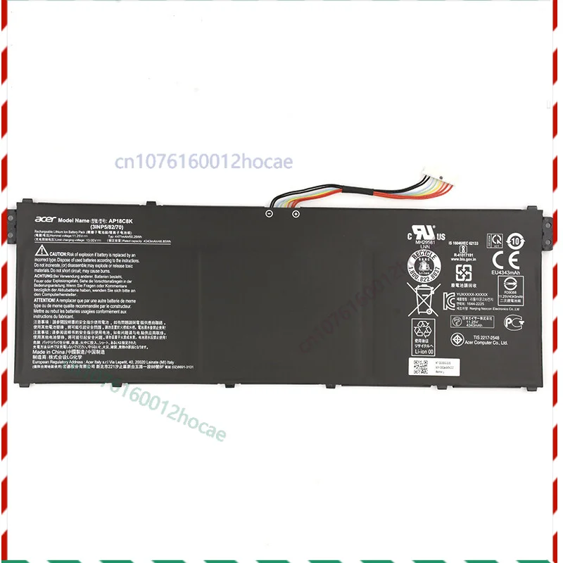 

Оригинальный аккумулятор ap18h8k для Acer Chromebook Spin cp713-2w 5 slim a515-54 a515-43