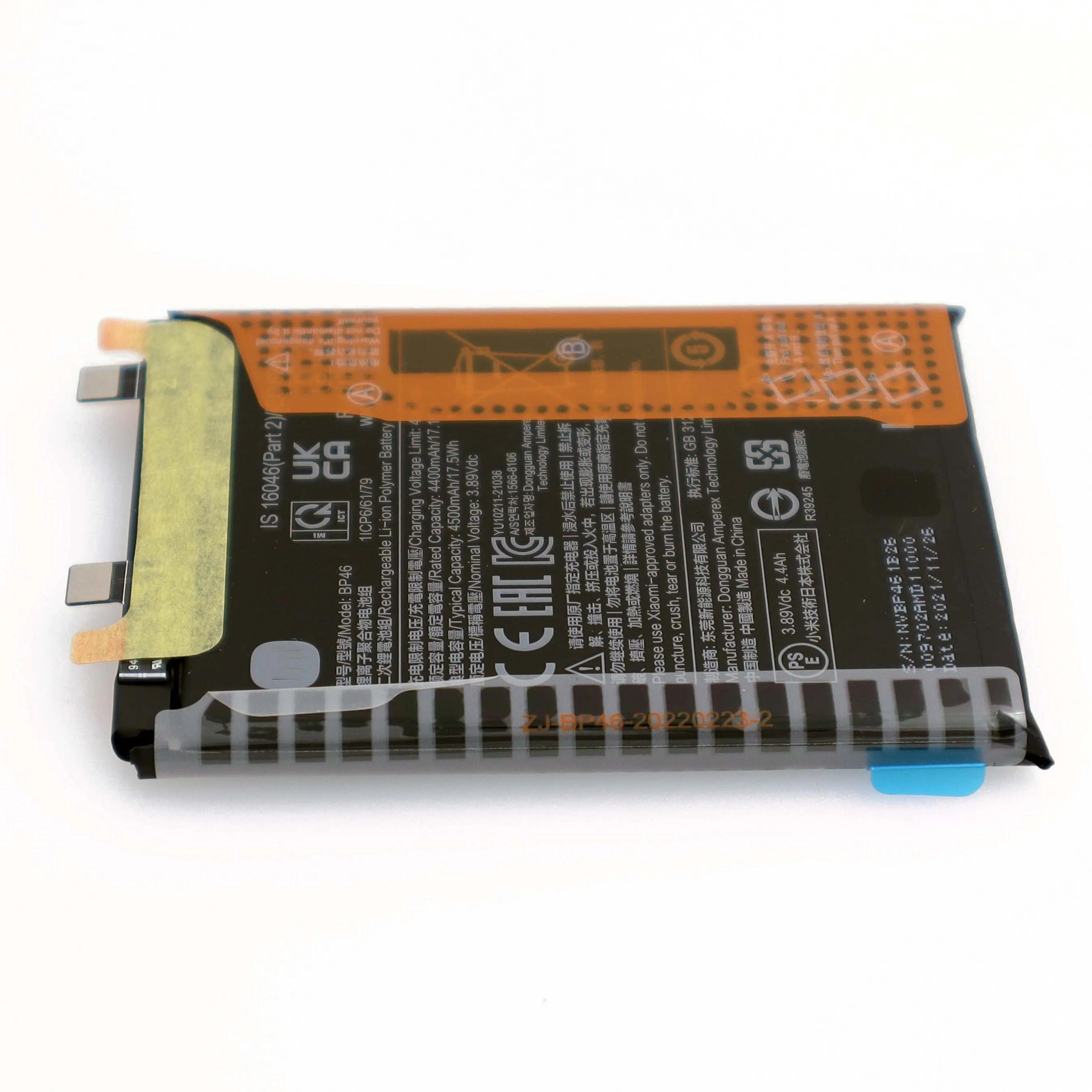 New BP46 Built-in Battery for Xiaomi 12/12X/12S with Battery Glue Support Fast Charge mi12 BP 46 Replacement Bateria