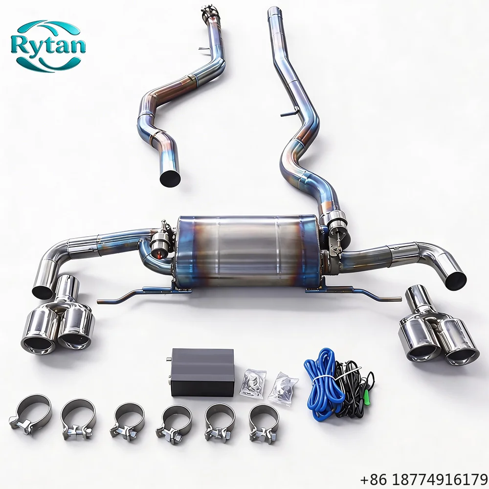 

Rytan Performance Exhaust Pipe Exhaust Valved Titanium Valvetronic Exhaust System Catback for 3 Series