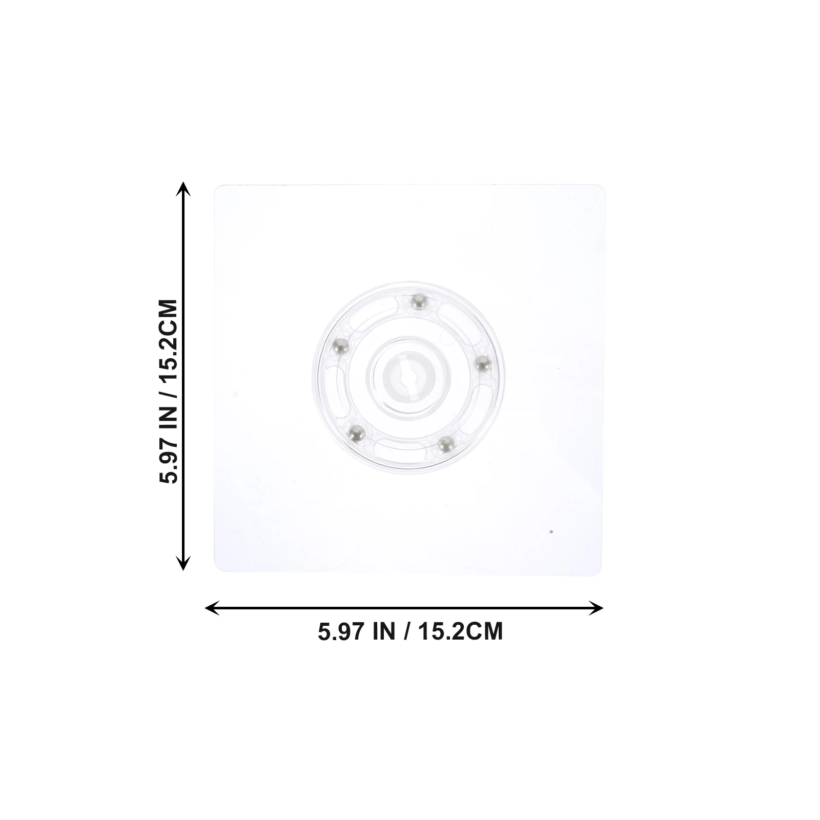 Cake Stand Rotating Table Turntable Base Baking Supplies for Decorating Transparent Tables