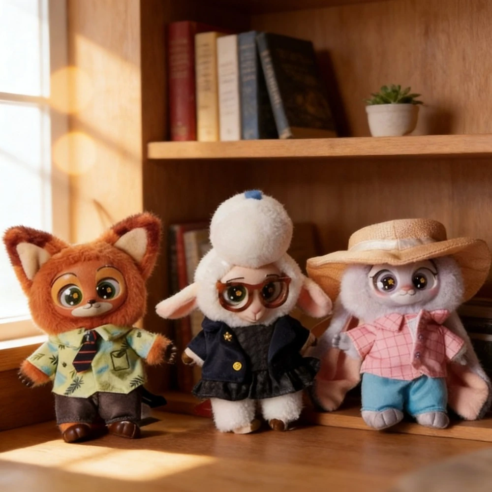 Caja ciega de Zootopia de Disney, figura de acción bonita de Nick Judy, muñeco de peluche, caja misteriosa, figuras de Anime, mochila, colgante, regalos de navidad