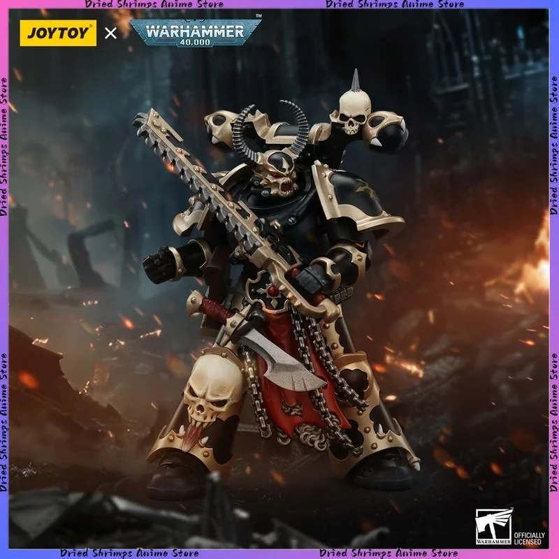 JOYTOY Warhammer 40k Chaos Space Marines Black Legion Chosen Figurka Akcji z Ruchomymi Elementami Model Wojskowy Prezent Urodzinowy Wyjątkowy