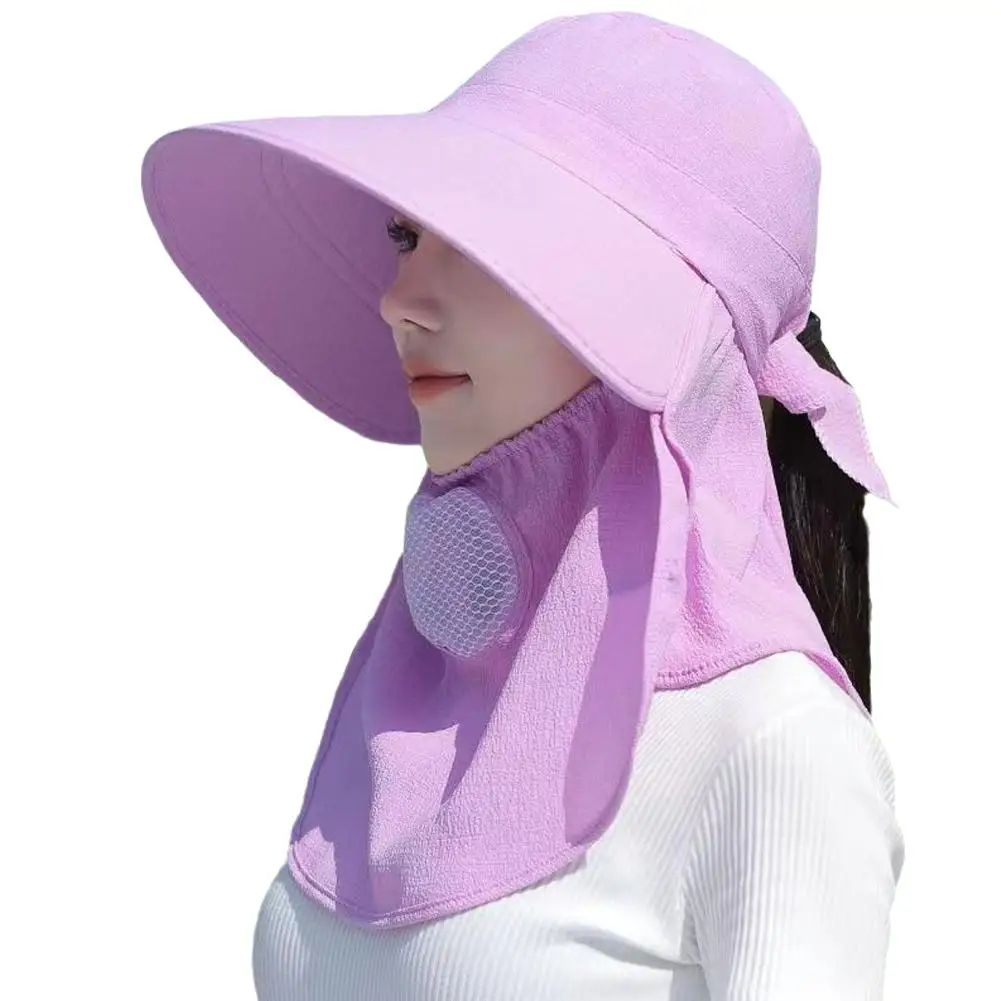 Sommer Schnelltrocknender UV-Schutz Fischerhut Gesichts- und Nackenschutz Outdoor Angeln Radfahren Verstellbarer Herren-Schirmhut Damen-Bucket-Hat – Detail 2
