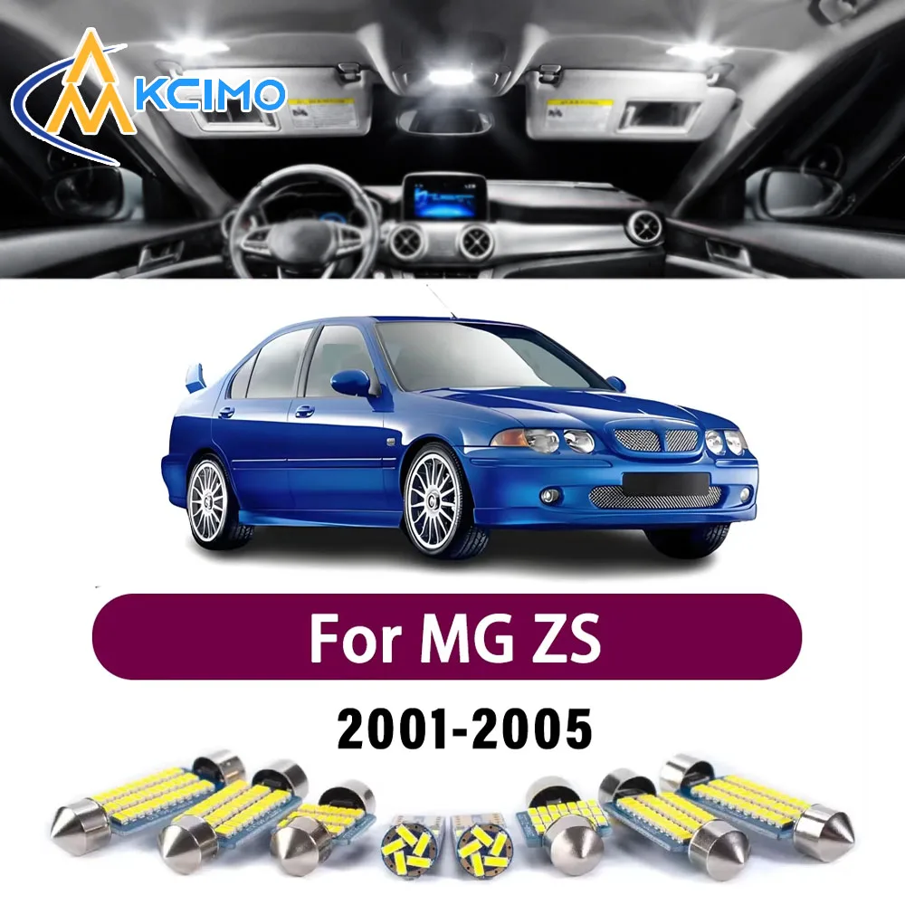 New LED Canbus Interior Reading Dome Vanity Mirror Light Kit For MG ZS 2001-2005 Premium Safer Error-Free Easy Install Lights