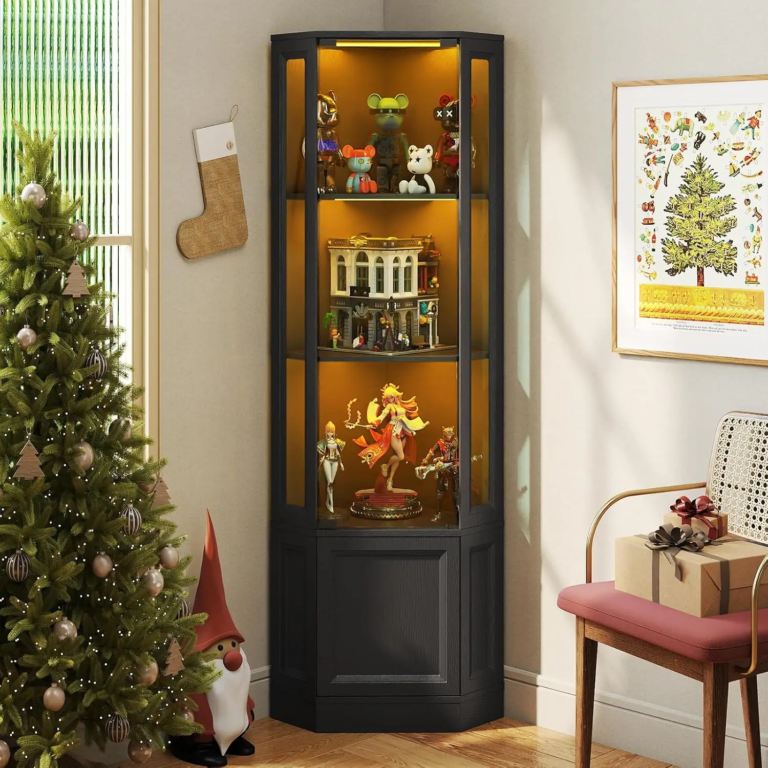 Corner Display Cabi…