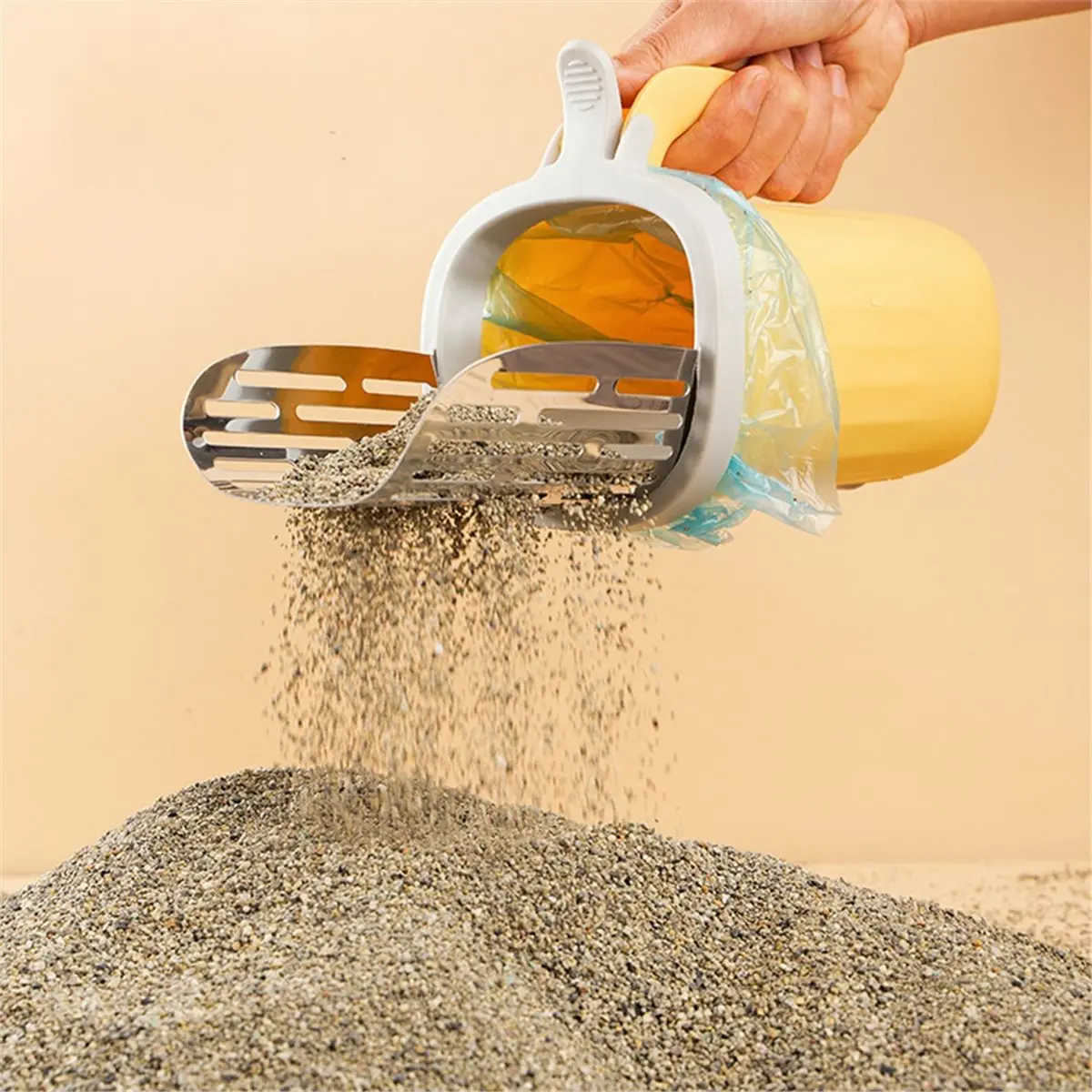 New Arrival New Cat Litter Shovel Scoop for Pet Filter Clean Toilet Garbage Picker Cat Supplies Cat Litter Box Self Cleaning