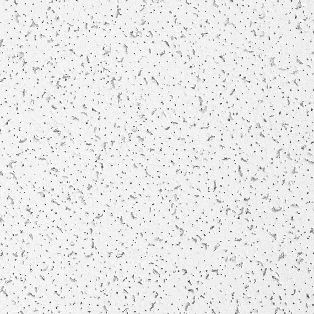 2x4 天井タイル - 10枚入り ホワイト; 吊り下げ式グリッド用吸音天井; ランダムテクスチャ 933