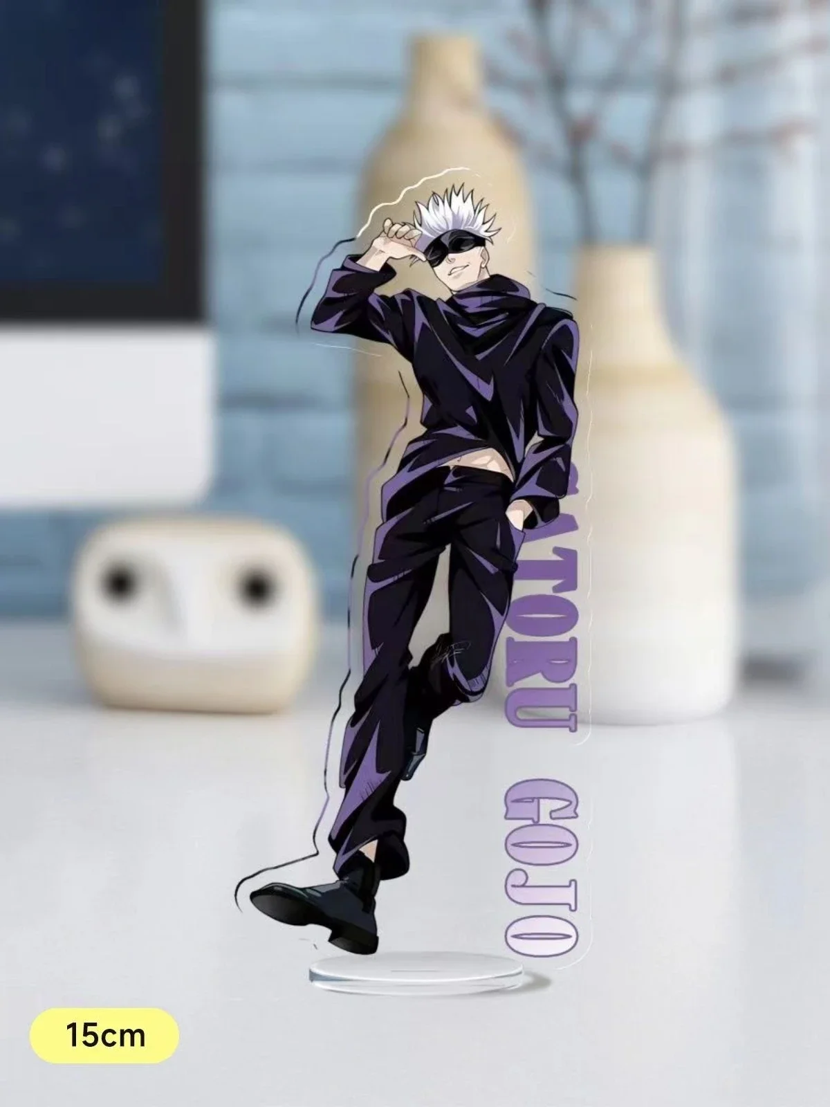 Anime jujutsu kaisen satoru gojo geto suguru zenin maki cosplay acryl stehendes zeichen ambitus