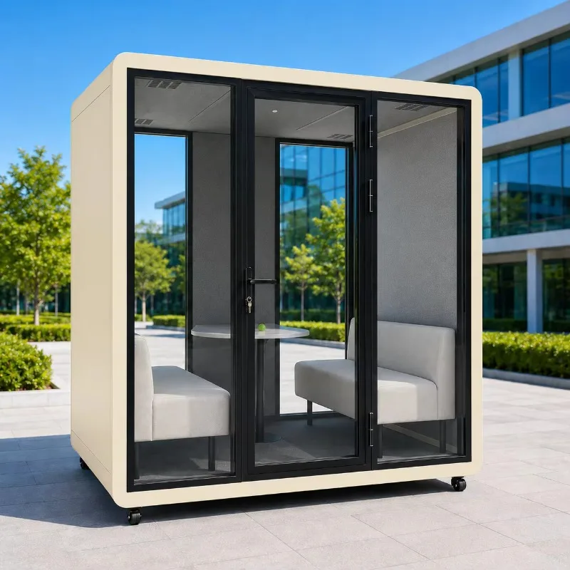 Custom Mobile Office Soundproof Room Social Media Live Streaming Pod Soundproof Chamber Soundproof Phone Booth