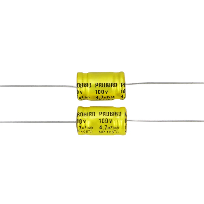 10 STKS Frequentieverdeling Belofte NP Axiale Horizontale Elektrolytische Condensator 100 V 2.2 UF 3.3 UF 4.7 6.8 10 UF 15 22 33 47 UF 10x16 MM