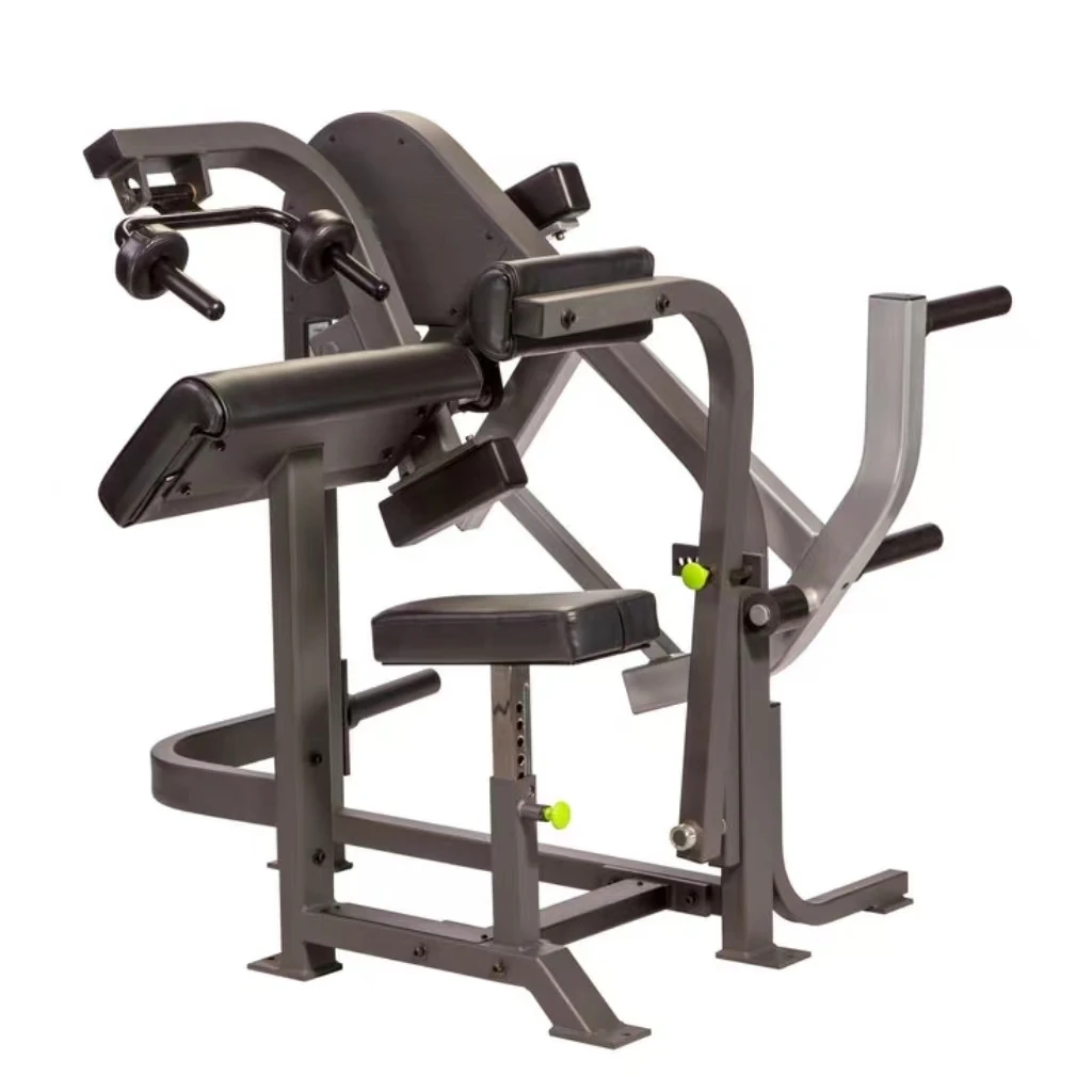 Commercial Strength Training Gym Equipment Plate Loaded Back Exercise Seated Triceps Extension Machine for Leg Fitness Training