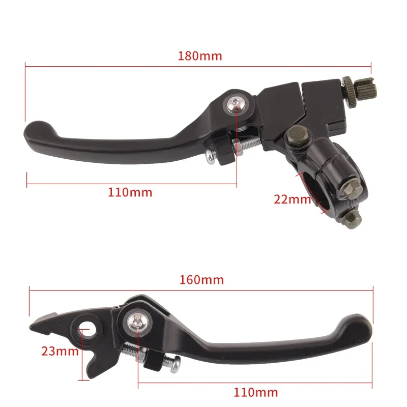 

Folding Clutch Lever Brake Set Fit For CRF KLX Pit Pro Racing Xmotos BSE KAYO Dirt Bikes Parts Most Aluminum Alloy