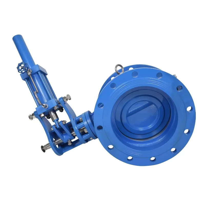 

DIN BS EN DN200 8\" Manual Tilt Disc Hydraulic Swash Plate Butterfly Check Valve for Water Gas Oil-General Application