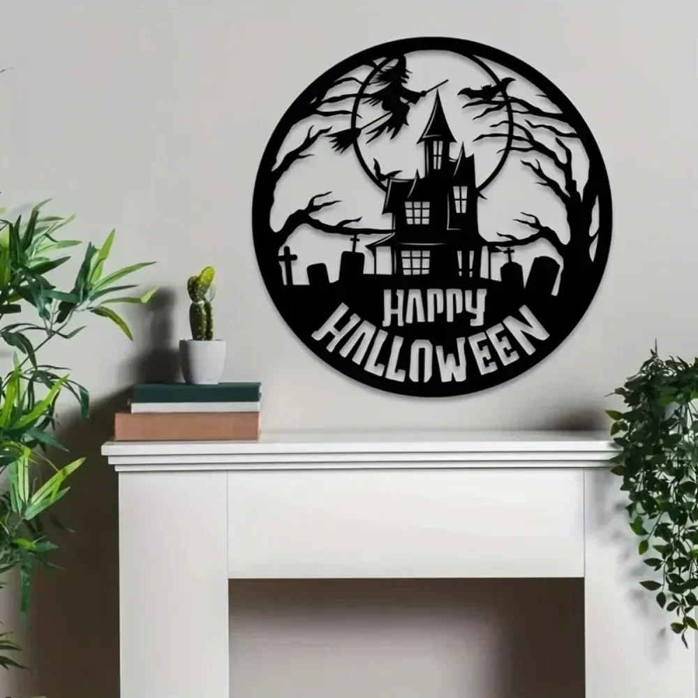 

Mesmerizing Happy Halloween Metal Wall Decor. Intriguing Halloween Decorations, Alluring Wall Art, and a Wonderful Gift