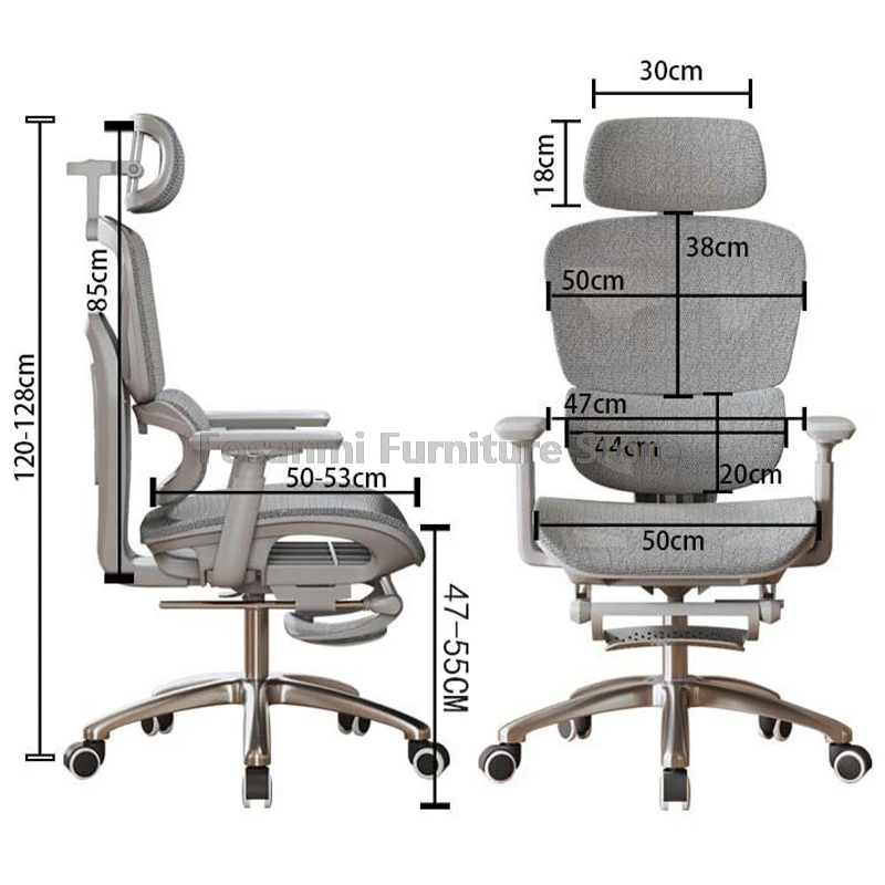 Ergonomic Office Chair with Lumbar Support Breathable Mesh Reclining Home Gamer Desk Chair Gaming Computer Chairs with Headrest