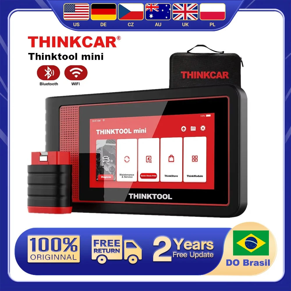 

Профессиональный автомобильный сканер OBD2, диагностические инструменты THINKCAR Thinktool, мини-автосистема, диагностика масла, подушка безопасности, сброс автомобильного сканера