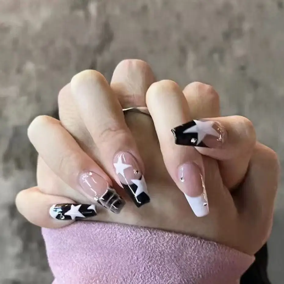 

Вирусные наклейки для ногтей «Дофаминовые жевательные конфеты», 1 шт., милые прозрачные самоклеящиеся стикеры в форме сердца для нейл-арта