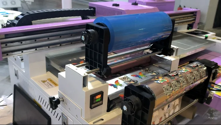 Hybrid 6090 Flatbed And Roll Uv Printer 60*90Cm A3 Uv Dtf Printing Machine Uv Dtf Flatbed Printer Xp600
