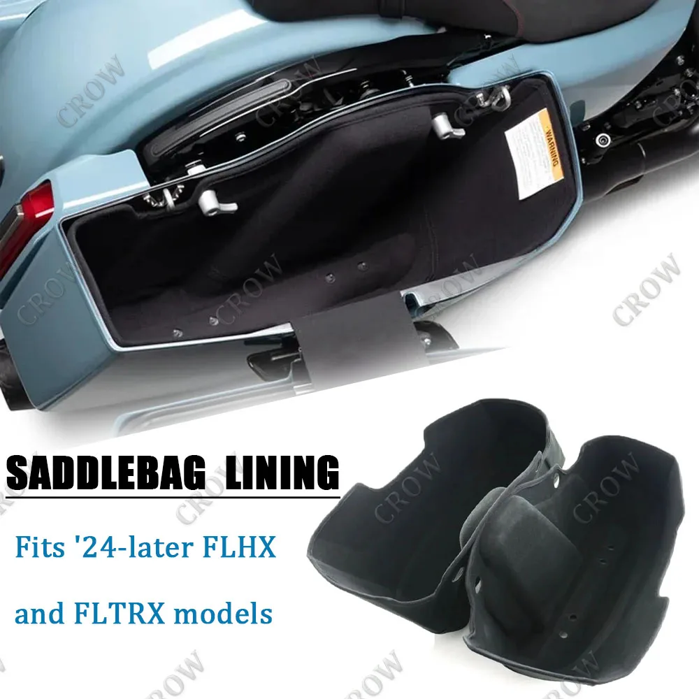 Motorcycle  Accessories Compartment Liners Side Saddlebag Inner Iining Bags For Harley Touring CVO Road Glide FLTRX ST FLTRXSTSE