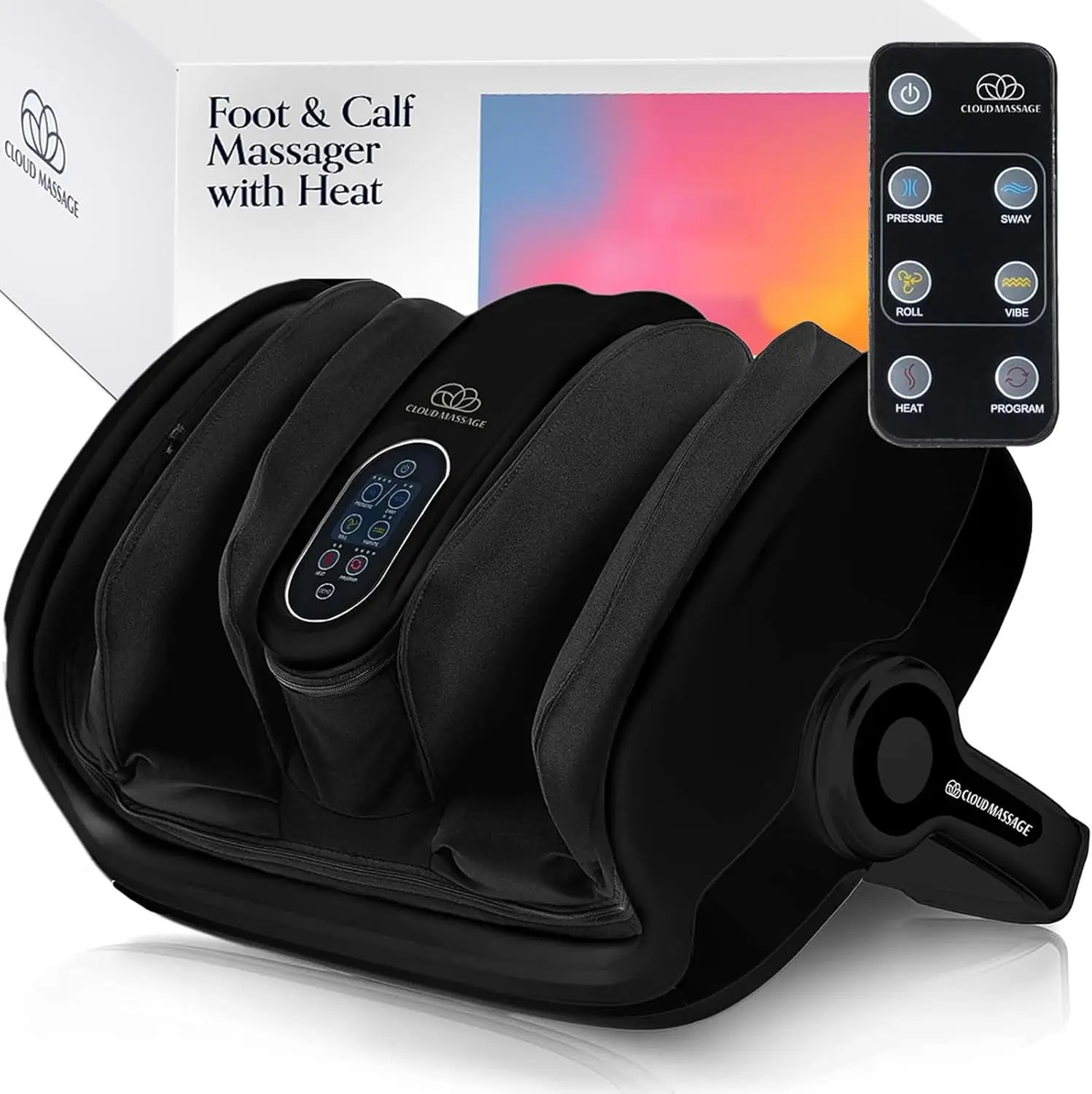 

Heated Shiatsu Foot Massager with Deep Kneading for Pain Relief, Circulation, and Relaxation