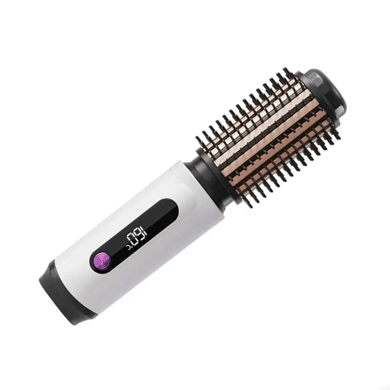  Practical Hair Curler Straightener Multipurpose Wireless Device Efficient Heating System ABS Texture for Quick Results