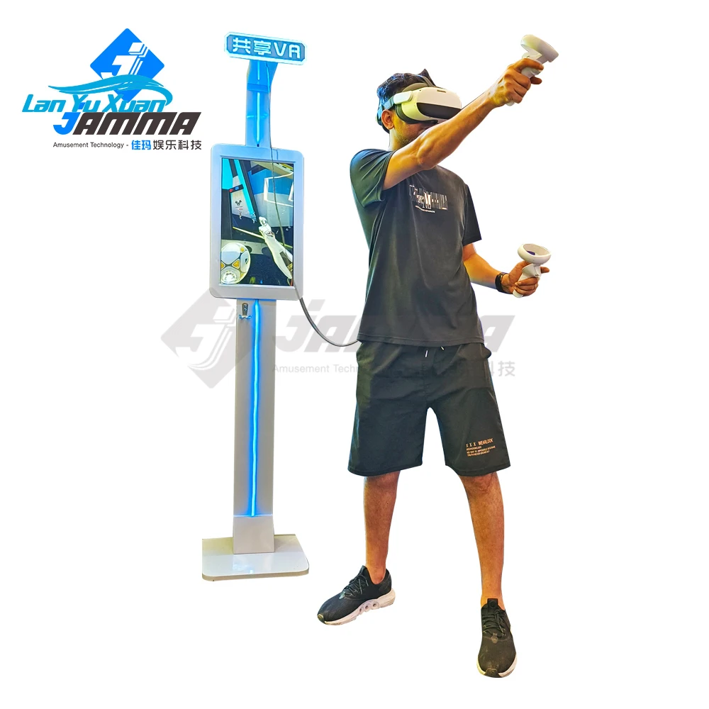 The most popular indoor amusement park coin operated arcade machine VR shooting simulator games machine