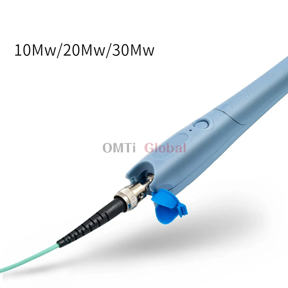 Localisateur visuel de défauts OMTiG, testeur de câble optique VFL, stylo à lumière laser rouge, type SC, David, ST, fibre optique, 10Mw, 20Mw, 30Mw