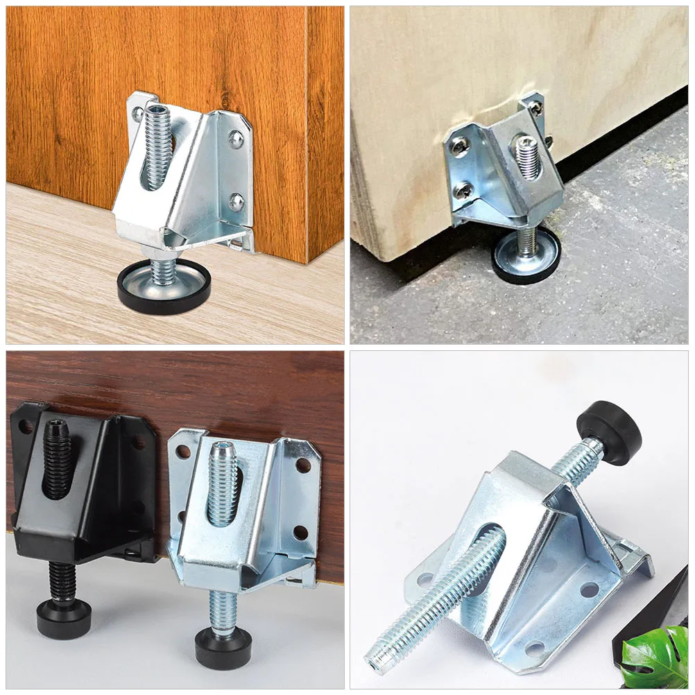 

8Pcs Adjustable Furniture Levelers Heavy Duty Iron Table Leg Leveling Feet for Cabinets Workbenches Shelving Units Screws