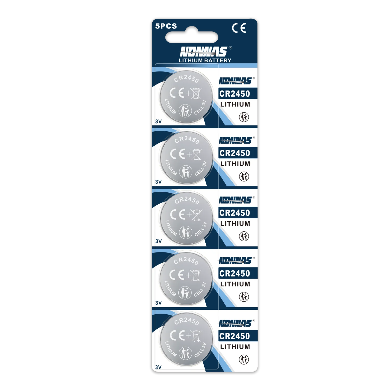 1-100PCS CR2450 Battery 3V Lithium 625mAh Coin Cell Batteries with BR2450 LM2450 5029LC for Remote Watch Batteries