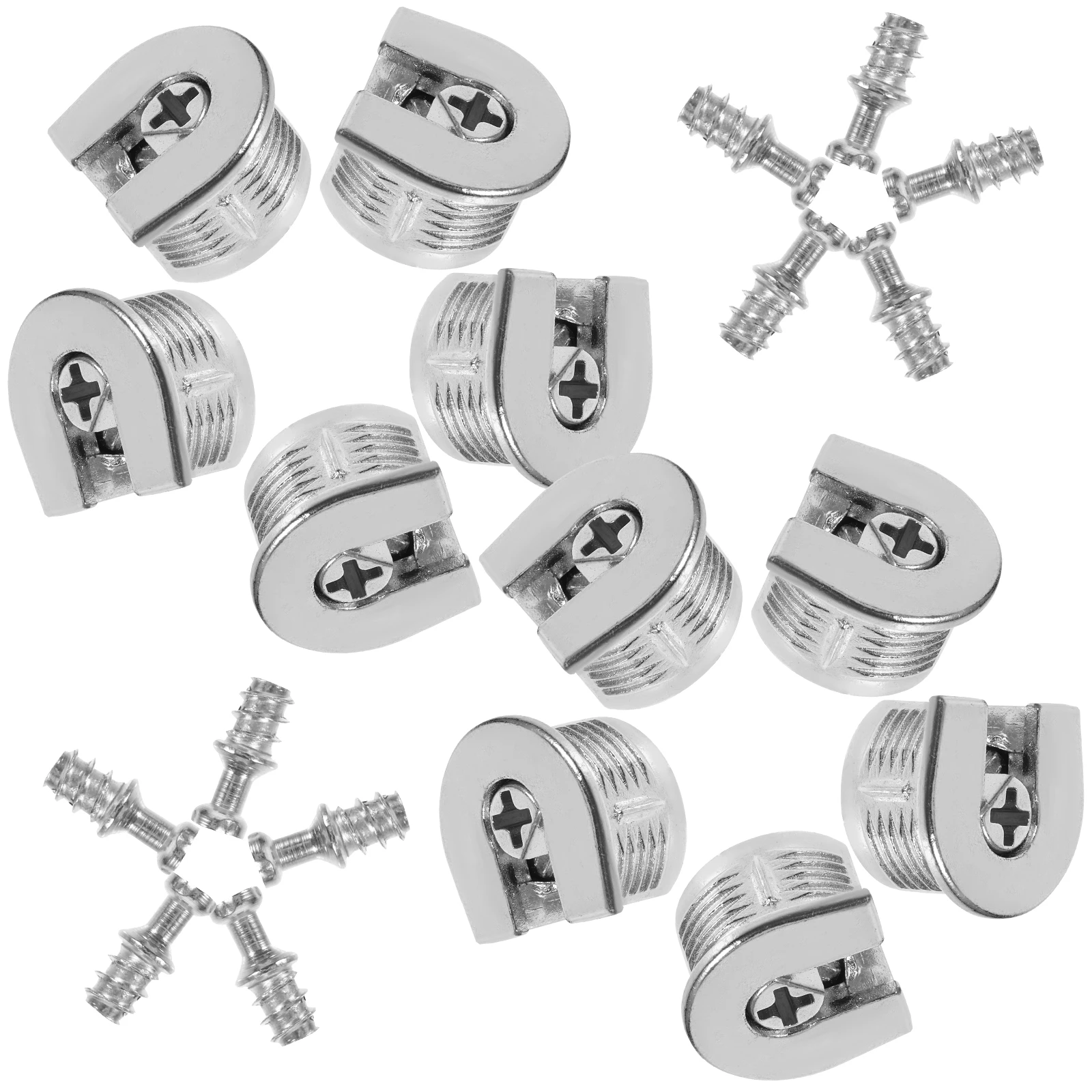 

10 Pcs Connectors Lock Nut For Dresser Furniture Connecting Fastener Closet Support Bracket Cabinet Clips Hardware Parts