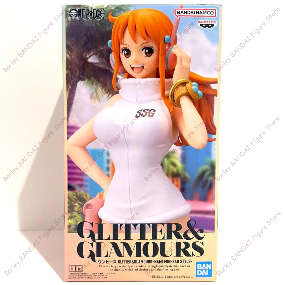 

In Stock BANDAI BANPRESTO GLITTER & GLAMOURS One Piece NAMI Anime Figure Action Figurine Original Boxed Model Toys Holiday Gifts