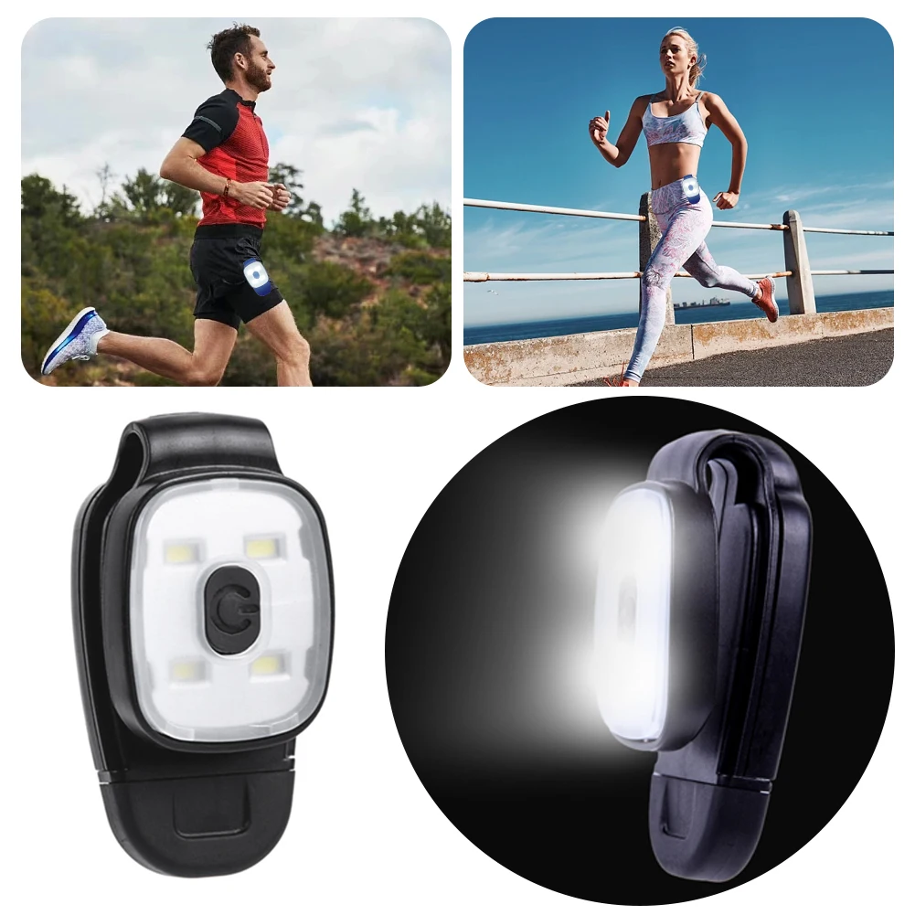 Rechargeable Headlamp 3 Light Modes Lightweight Warning Lights USB Charging IPX4 Waterproof for Night Walking Fishing