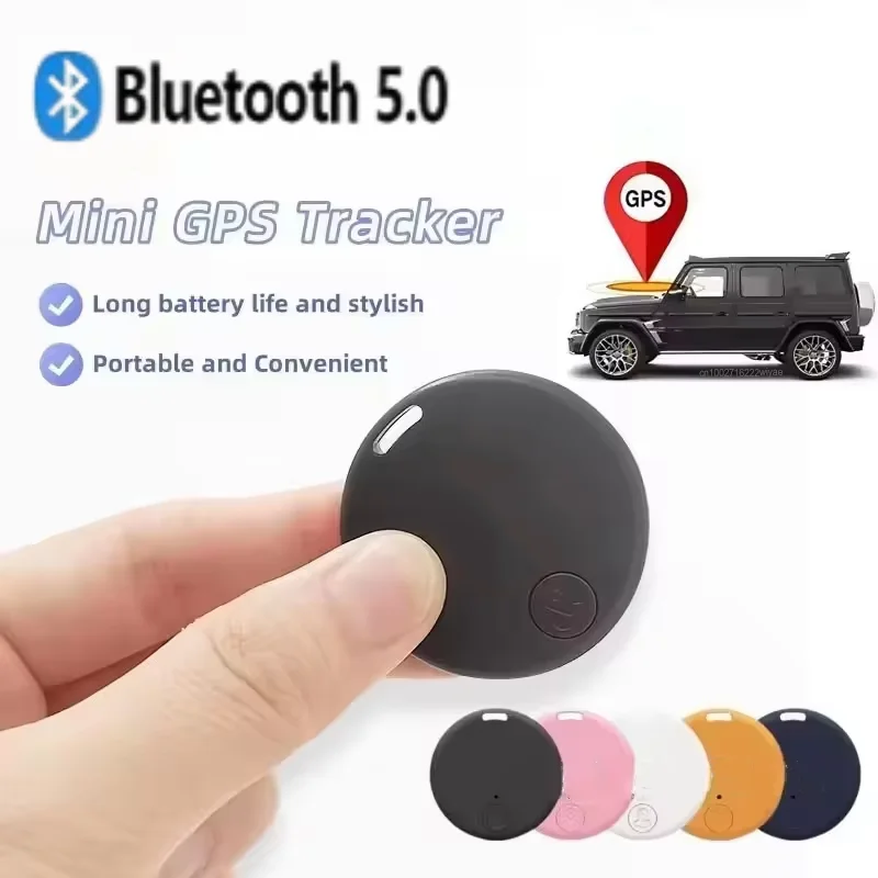 Mini traceur GPS Bluetooth 5.0, dispositif GPS Anti-perte, sac pour enfants et animaux de compagnie, suivi du portefeuille pour IOS et Android, localisateur intelligent, nouveau 2026