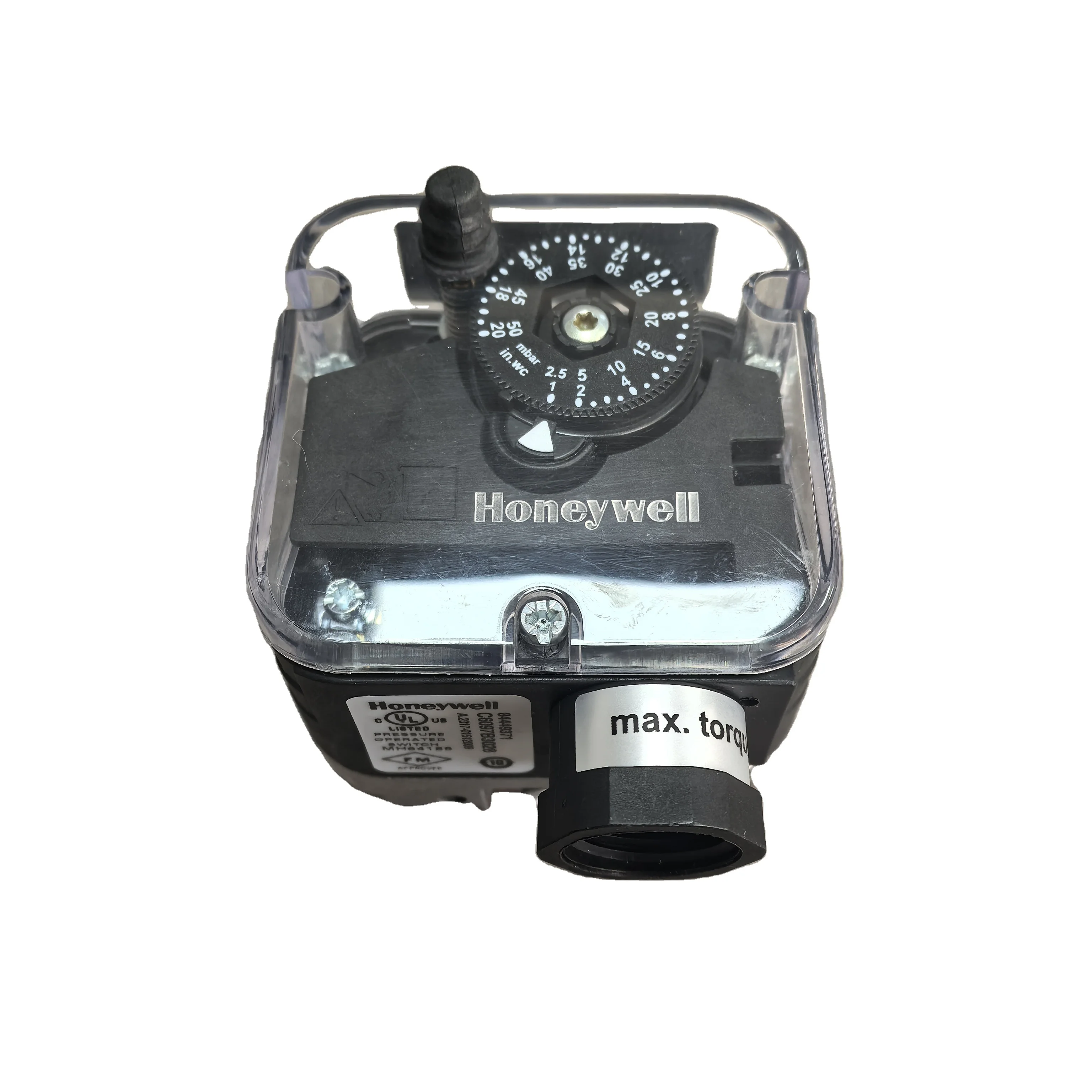 

New Honeywell C6097 Series C6097B3028 01" - 20'' W.C Manual Reset, 1/4" NPT Pressure Switch (Subtractive) New and Original
