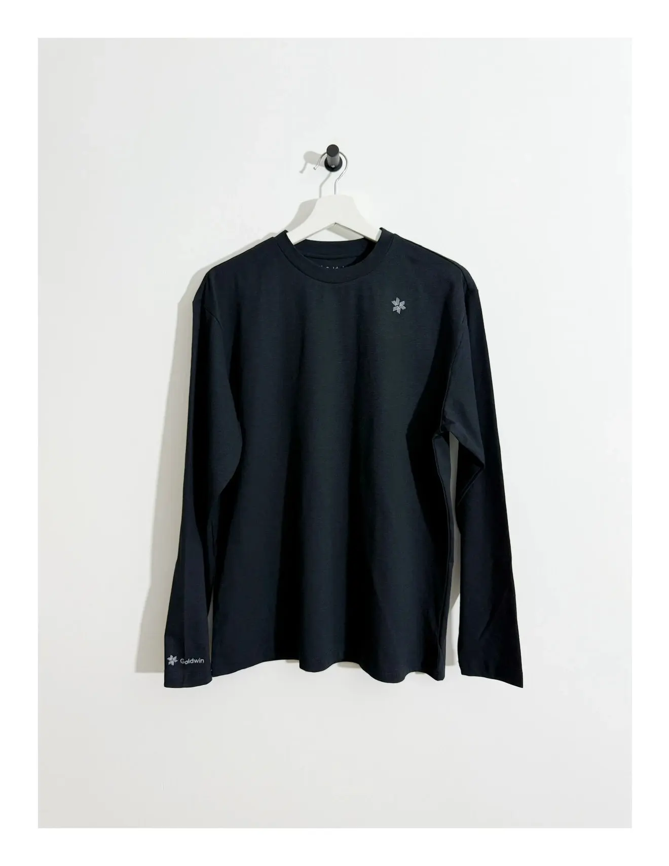 

Goldwin Textured Fabric Small Neckline Elastic Quick-Drying Long Sleeve T-Shirt