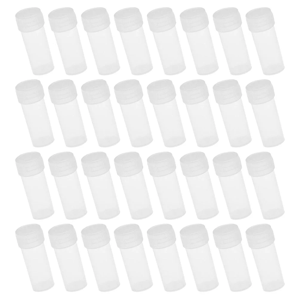 

100 Pcs Filling Sample Storage Bottle Powder Container Travel Pp Plastic Test Tubes