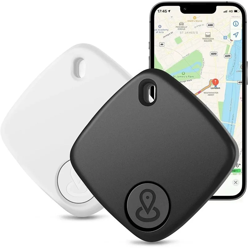 F2 Smart Bluetooth GPS Tracker Work with FindMy APP ITag Anti Lost Reminder Device MFlLocator Car Key Pet Kids Finder