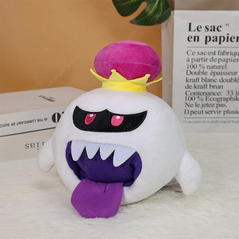 20cm Cartoon Plush King Boo Mario Big Size Doll Soft Stuffed Toy Birthday Christmas Gift