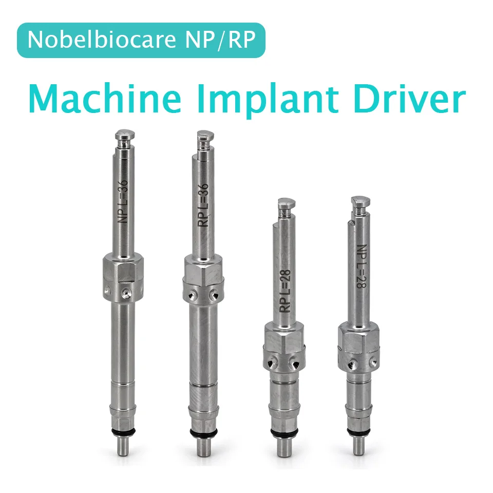 1pc Dental Machine Implant Insertion Driver L28 L36 Compatible with Nobel Biocare NP RP System Latch Handpiece Surgical Tool