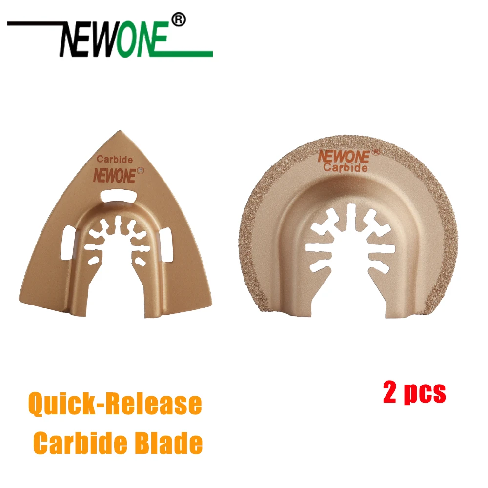NEWONE Quick Release Change Oscillating Tool Saw Blades Carbide Grinding Blades for Multi Tool